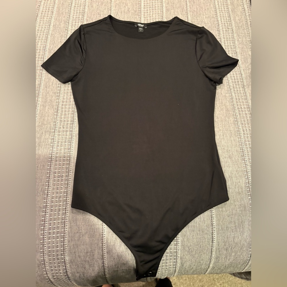 Express Black Body Contour Top